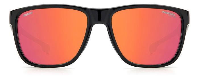 Carrera Ducati Carduc 003/S 0ITUZ Black Red Rectangular Men's Sunglasses