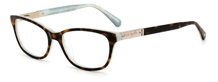 Kate Spade Hazen 086 Havana Rectangular Women's Eyeglasses