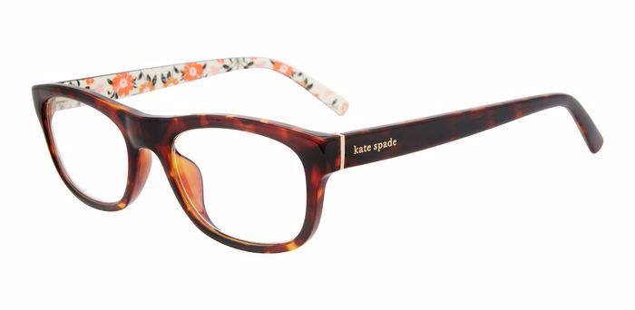 Kate Spade Evie/BB 086G6 Havana Rectangular Women's Readers