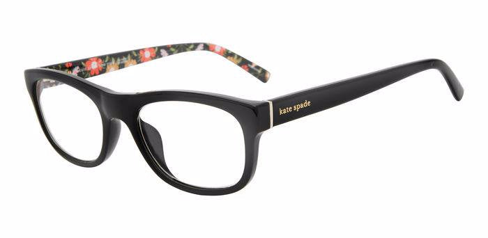 Kate Spade Evie/BB 807G6 Black Rectangular Women's Readers