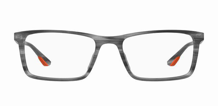 Under Armour UA 5057XL 2W8 Grey Horn Rectangular Men's Eyeglasses