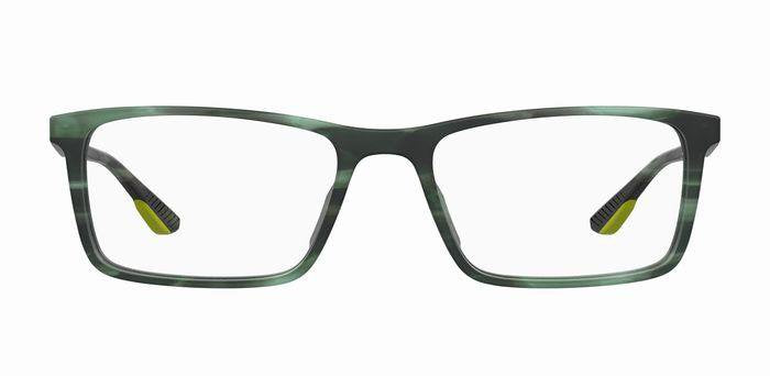 Under Armour UA 5057XL 6AK Green Horn Rectangular Men's Eyeglasses