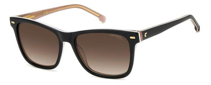 Carrera 3001/S 6X4HA Nude Black Rectangular Women's Sunglasses