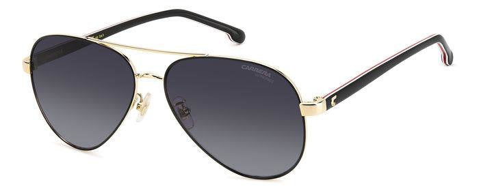 Carrera 3003/S 2M29O BLK GOLD B Pilot Women's Sunglasses