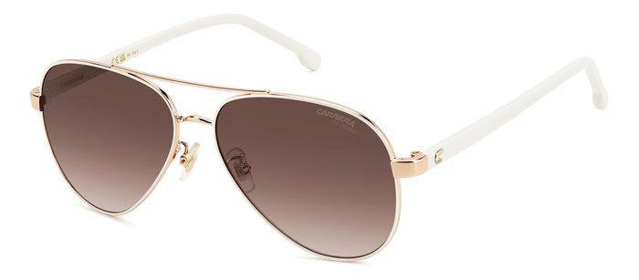 Carrera 3003/S R1AHA WHT CPPGD Pilot Women's Sunglasses