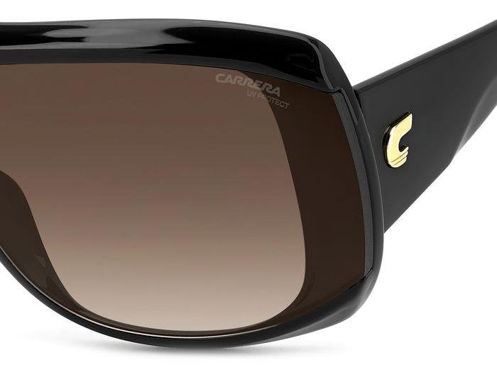 Carrera 3007/S 80SHA BLACK WHTE Mask Women's Sunglasses