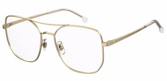 Carrera 3013 J5G Gold Square Double Bridge Women's Eyeglasses