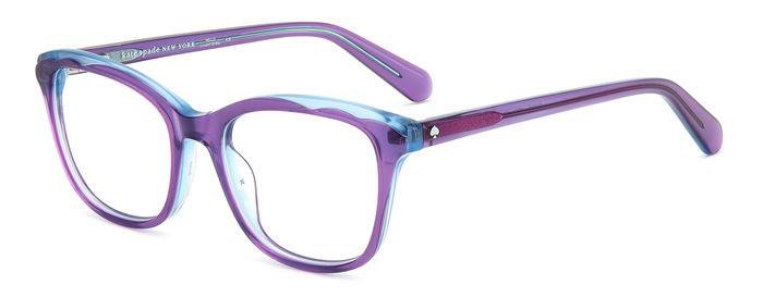 Kate Spade Elodie B3V Violet Rectangular Girl's Eyeglasses