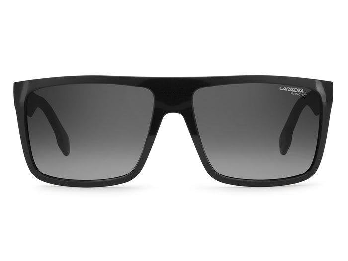 Carrera 5039/S Black Rectangular Flat Top Men's Sunglasses