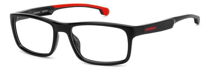Carrera Ducati Carduc 016 OIT Black Red Rectangular Men's Eyeglasses