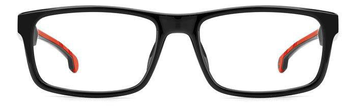Carrera Ducati Carduc 016 OIT Black Red Rectangular Men's Eyeglasses