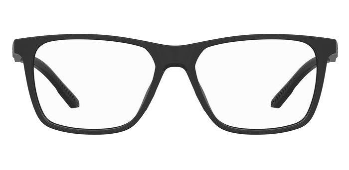 Under Armour UA 5043 Men’s Rectangular Full Rim Eyeglasses Frames – 807 Black