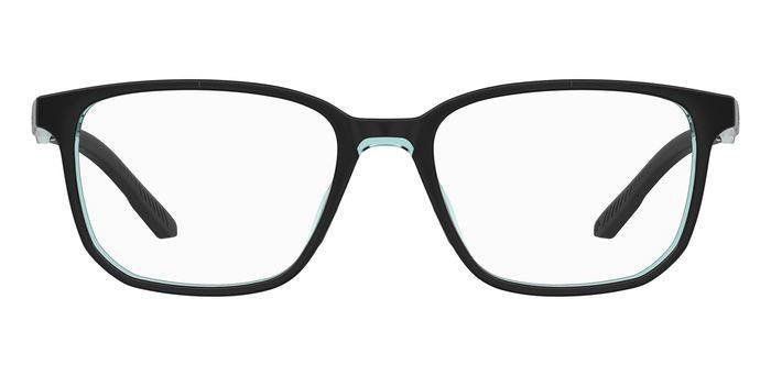 Under Armour UA 5044 Unisex Rectangular Full Rim Eyeglasses Frames – 7ZJ Black Green