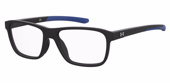 Under Armour UA 9008 003 MTT BLACK Eyeglasses Frames Rectangular Optical Glasses