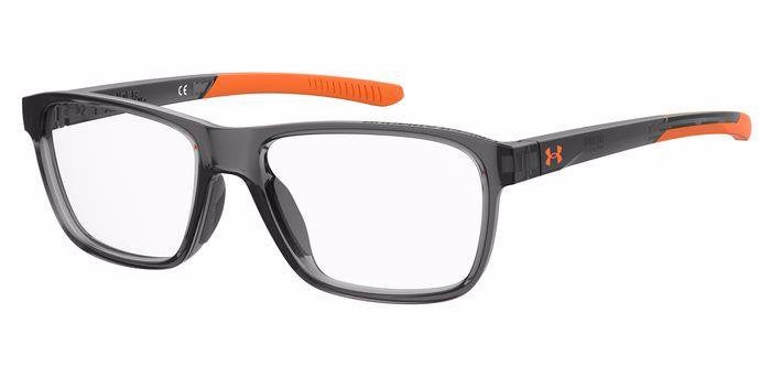 Under Armour UA 9008 M9L Grey Orange Rectangular Junior Eyeglasses