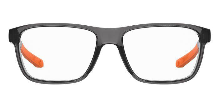 Under Armour UA 9008 M9L Grey Orange Rectangular Junior Eyeglasses