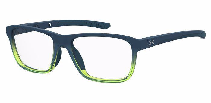 Under Armour UA 9008 PJP Blue Rectangular Junior Eyeglasses
