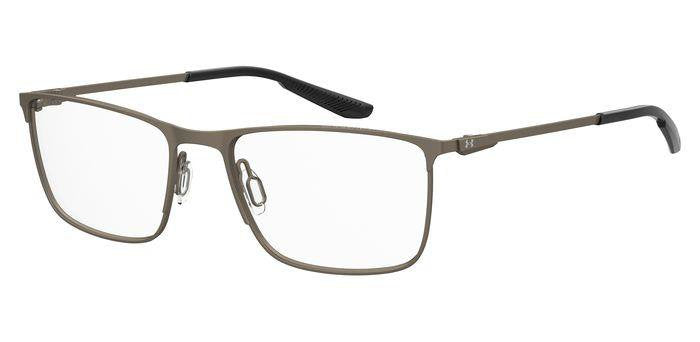 Under Armour UA 5006/G S05 Grey Brown Full Rim Rectangular Eyeglasses