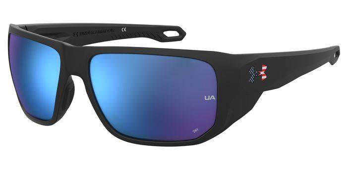 Under Armour UA ATTACK 2 SDKW1 BK MULTIC Rectangular Men's Sunglasses