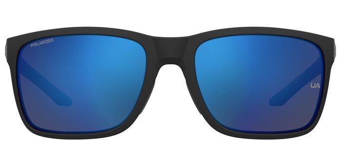 Under Armour UA 0005/S 01TJY Matte Black Full Rim Rectangular Sunglasses