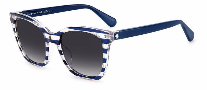 Kate Spade Desi/S GF59O Blue Pattern Blue Square Women's Sunglasses