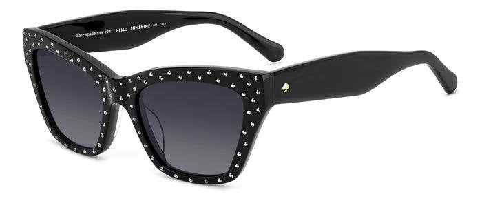 Kate Spade Fay/G/S/Strass 8079O Black Rectangular Women's Sunglasses