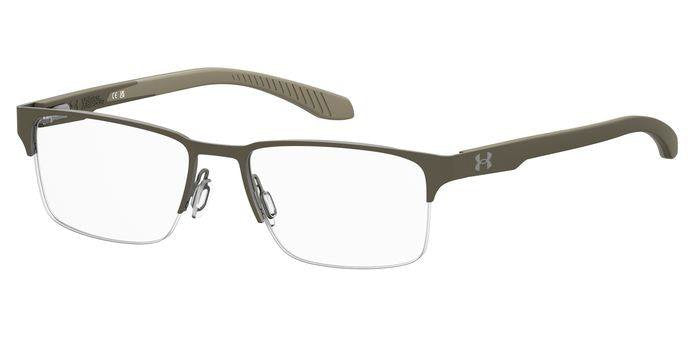 Under Armour UA 5065/G SIF MTOLVE GRN Half Rim Rectangular Eyeglasses
