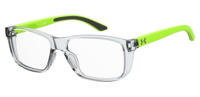 Under Armour UA 9012 7VN CRYGRNFLU Eyeglasses Frames Rectangular Optical Glasses