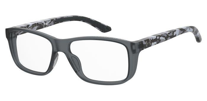 Under Armour UA 9012 P6Q GRY MLTCL Rectangular Unisex Teen Eyeglasses