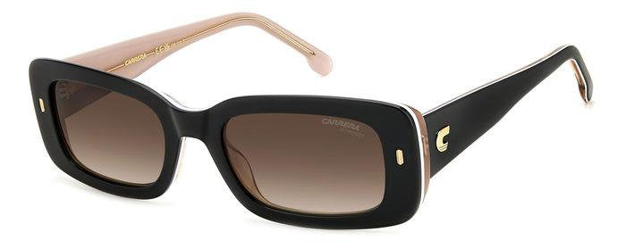 Carrera 3014/S KDXHA Black Nude Rectangular Women's Sunglasses