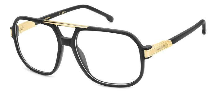 Carrera 1134 003 Matte Black Men's Square Double Bridge Eyeglasses