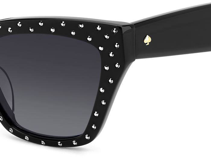 Kate Spade Fay/G/S/Strass 8079O Black Rectangular Women's Sunglasses