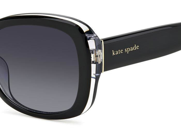 Kate Spade Elowen/G/S 8079O Black Rectangular Women's Sunglasses