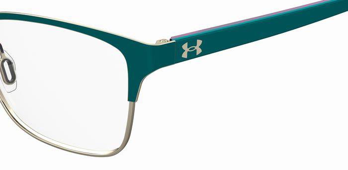 Under Armour UA 5054/G ZI9 Teal Rectangular Women's Eyeglasses