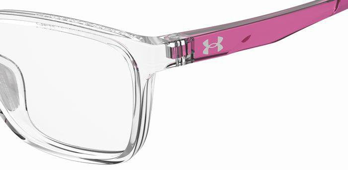 Under Armour UA 9010 900 Crystal Rectangular Unisex Teen Eyeglasses