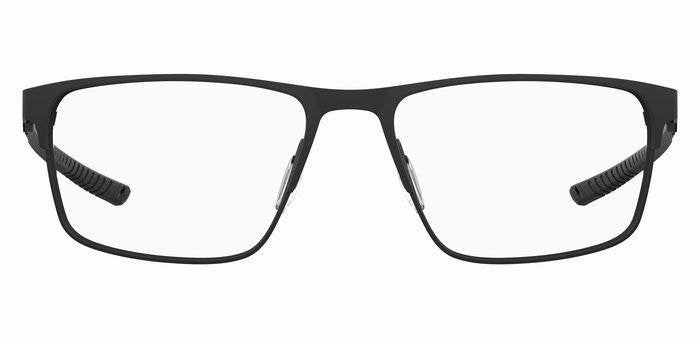 Under Armour UA 5050/G Men’s Rectangular Full Rim Eyeglasses Frames – 003 Matte Black