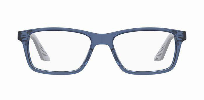 Under Armour UA 9003 XW0 Blue Grey Rectangular Boy Teen Eyeglasses