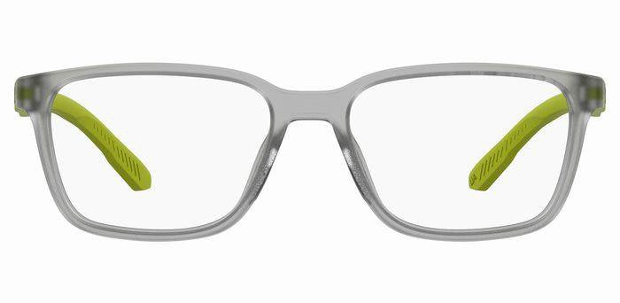 Under Armour UA 9010 9GA GRY GRN FL Rectangular Unisex Teen Eyeglasses