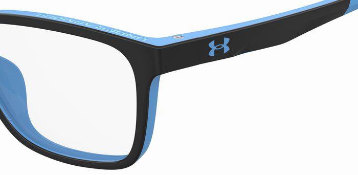 Under Armour UA 9010 D51 BLK BLUE B Rectangular Unisex Teen Eyeglasses