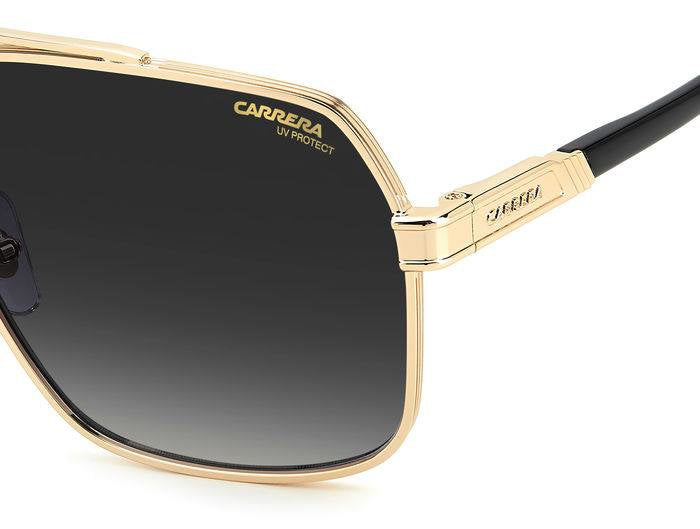 Carrera Carrera 1055/S 2M29O Black Gold Square Double Bridge Men's Sunglasses