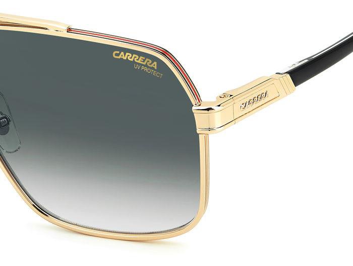 Carrera Carrera 1055/S W3J9K Gold Striped Square Double Bridge Men's Sunglasses