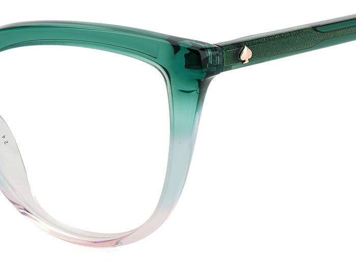 Kate Spade Hana 3UK Green Blue Rectangular Women's Eyeglasses