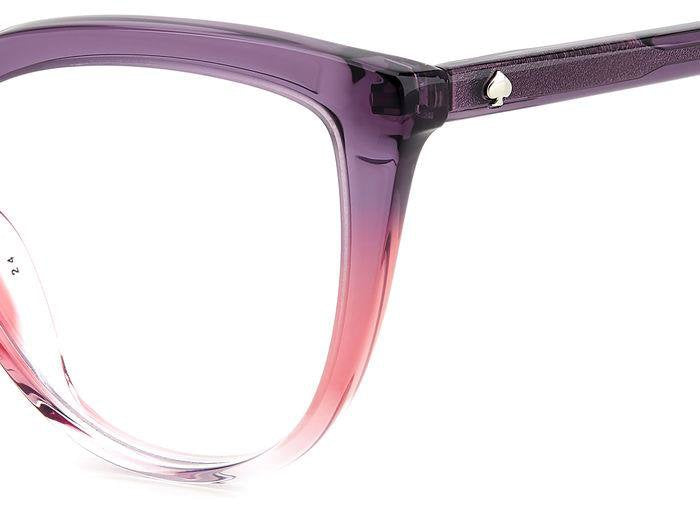 Kate Spade Hana S1V Pink Violet Rectangular Women's Eyeglasses