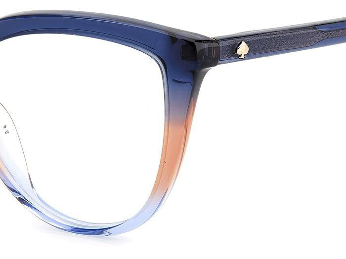 Kate Spade Hana YRQ Blue Beige Rectangular Women's Eyeglasses