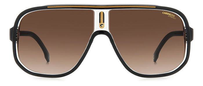 Carrera Carrera 1058/S 2M2HA Black Gold Brown Shaded Square Men's Sunglasses