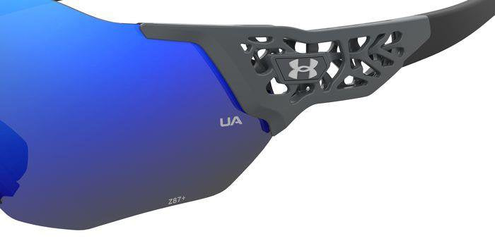 Under Armour UA Next Level R6SW1 Grey Black Rimless Mask Sunglasses