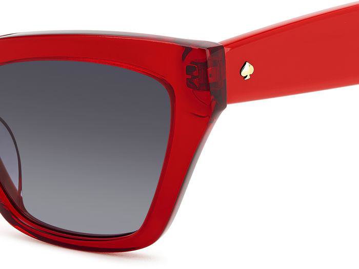 Kate Spade Fay/G/S C9A9O Red Rectangular Women's Sunglasses