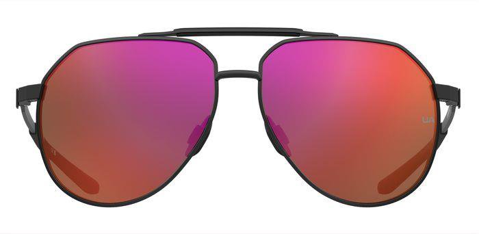 Under Armour UA Honcho/G 807UZ Black Full Rim Pilot Sunglasses