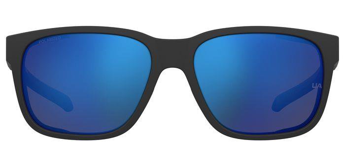 Title- Under Armour UA Glacial 0037N Matte Black Full Rim Rectangular Sunglasses