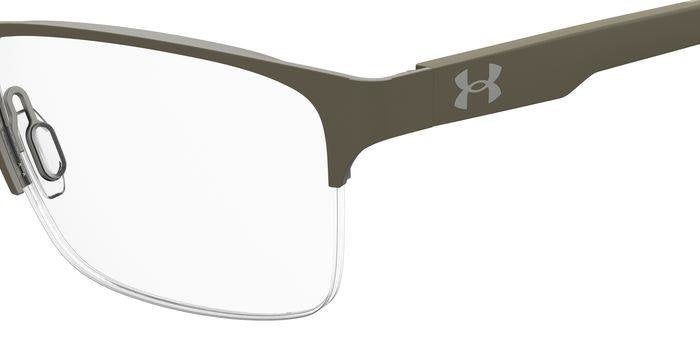 Under Armour UA 5065/G SIF MTOLVE GRN Half Rim Rectangular Eyeglasses